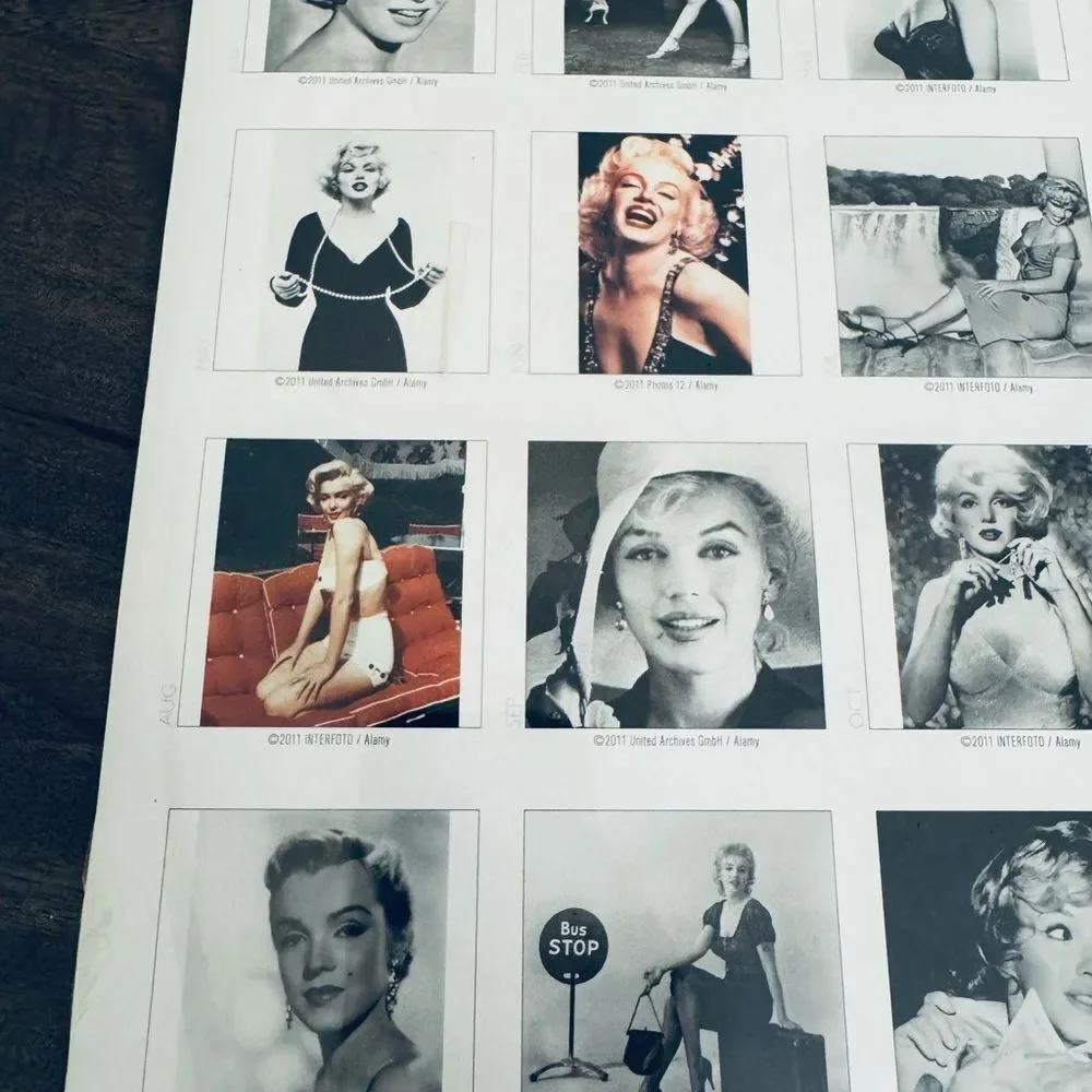 Marilyn Monroe 2012 Wall Hanging Calendar